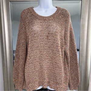 MADEWELL Marled Beverly Pullover Sweater Size L.